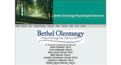 Desktop Screenshot of bethelolentangypsychological.com
