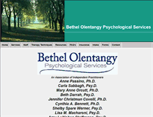 Tablet Screenshot of bethelolentangypsychological.com